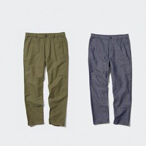 Uniqlo Linen-Blend Relaxed Pants  size Medium